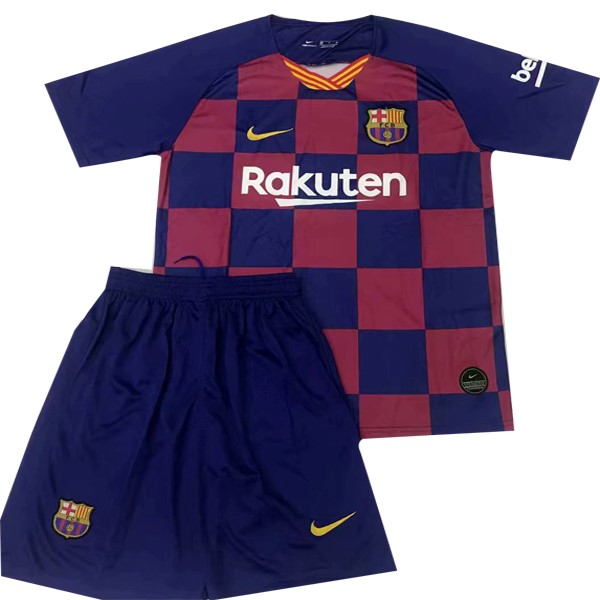 Camiseta Barcelona Primera equipo Niños 2019-20 Azul Rojo